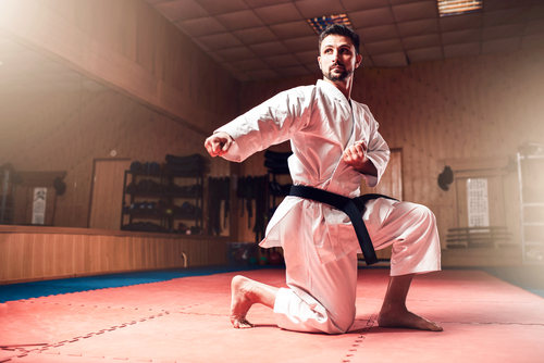 Martial arts class for the whole family